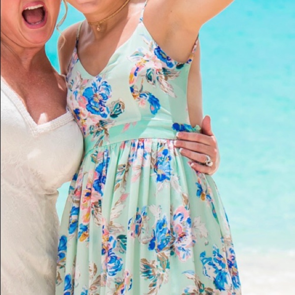 Long Flowery Summer Dress